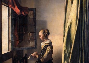 Mujer leyendo una carta junto a la ventana – Vermeer