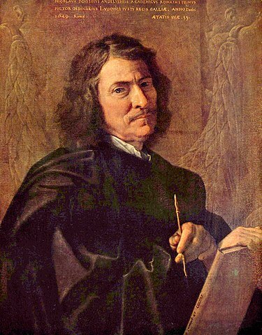 Nicolás Poussin, pintor barroco, Autorretrato biografía y obras