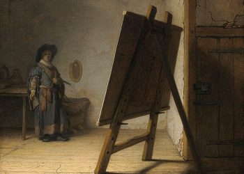 El pintor en su estudio – Rembrandt