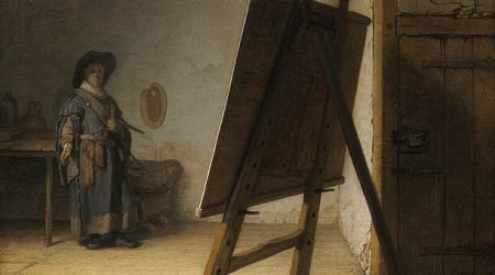 El pintor en su estudio – Rembrandt