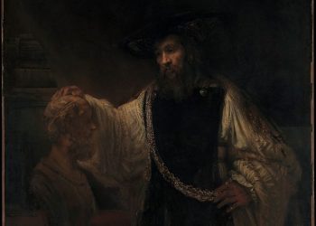 Aristóteles contemplando el busto de Homero – Rembrandt