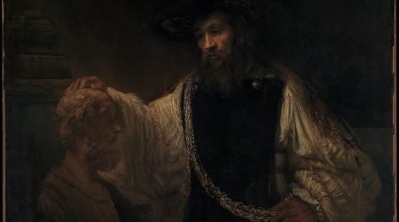 Aristóteles contemplando el busto de Homero – Rembrandt