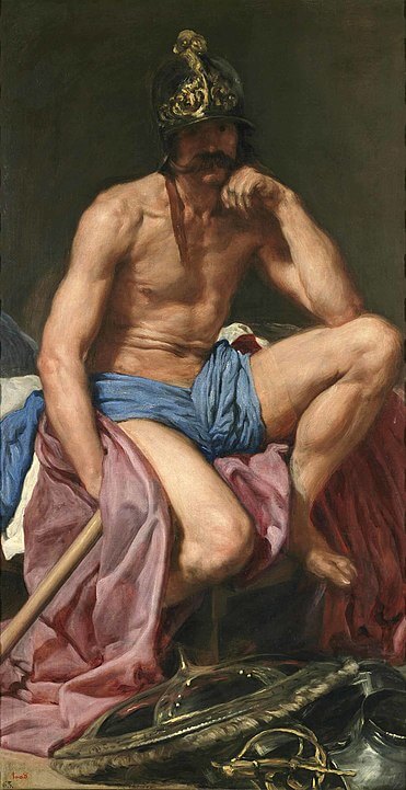 Marte de Diego Velázquez pinturas barrocas españolas