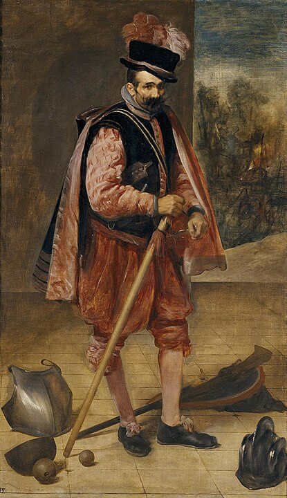 El bufón llamado don Juan de Austria, obra barroca del pintor sevillano Diego Velázquez. Pintura barroca española.