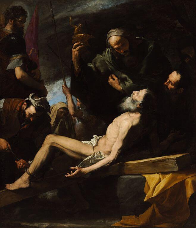 El martirio de San Andrés, obra de José de Ribera