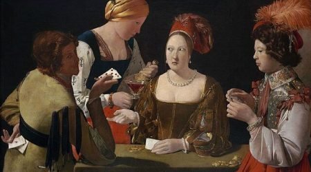 El tahúr con el as de diamantes – Georges de la Tour