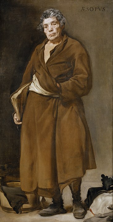 Esopo obra del pintor barroco sevillano Diego Velázquez