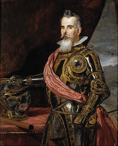 Juan Francisco Pimentel conde de Benavente obra de Diego Velázquez. Pintura barroca española.