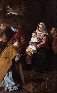La adoración de los reyes magos obra de Diego Velázquez