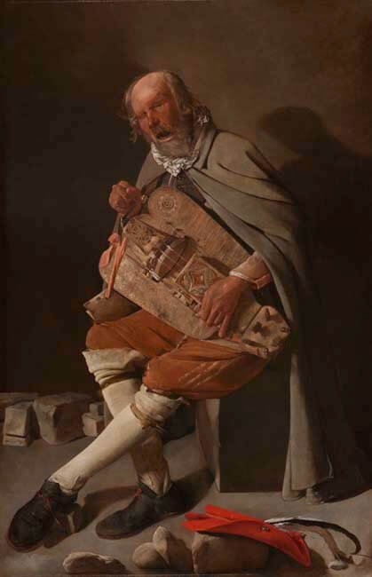 Tocador de zanfonía, obra de Georges de la Tour, biografía y obras