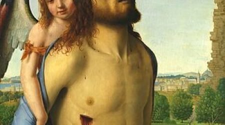 Cristo muerto sostenido por un ángel – Antonello Da Messina