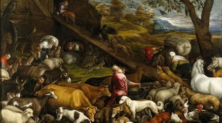 Entrada de los animales en el arca de Noé – Jacopo da Ponte Bassano