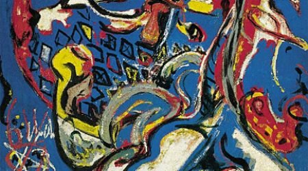 La mujer-luna divide el círculo – Jackson Pollock