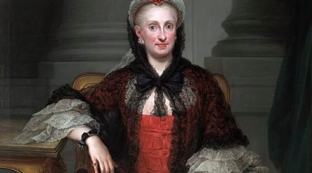 La reina María Amalia de Sajonia – Antón Rafael Mengs