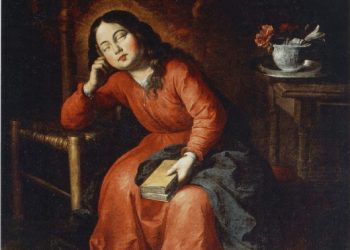 Virgen niña dormida – Francisco de Zurbarán