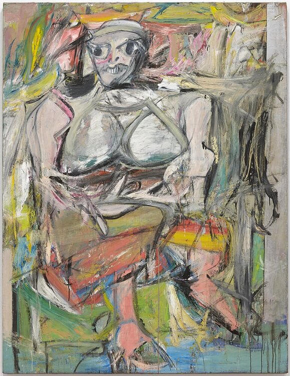Obra expresionista Woman I de Willem de Kooning