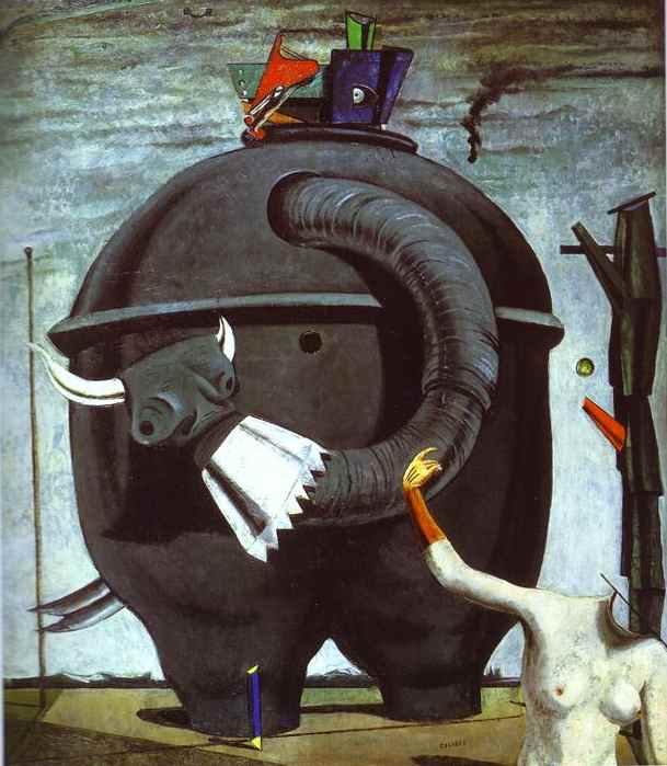 El Elefante de las Célebes, obras de Max Ernst
